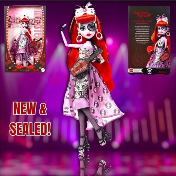 Monster High Outta Fright Operetta Doll New in Box Mattel